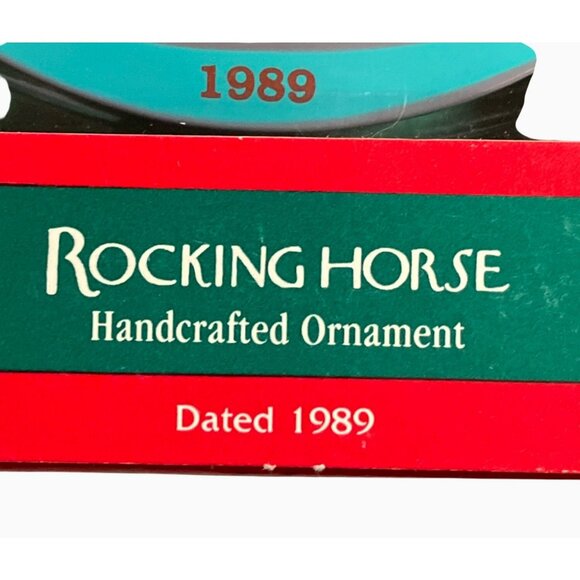 Hallmark Keepsake Ornament Rocking Horse Series 1989 Handcrafted Collectible - Picture 2 of 10